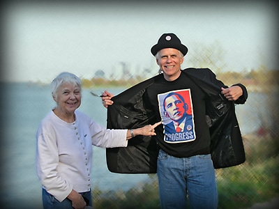 Mom, Marty & Obama