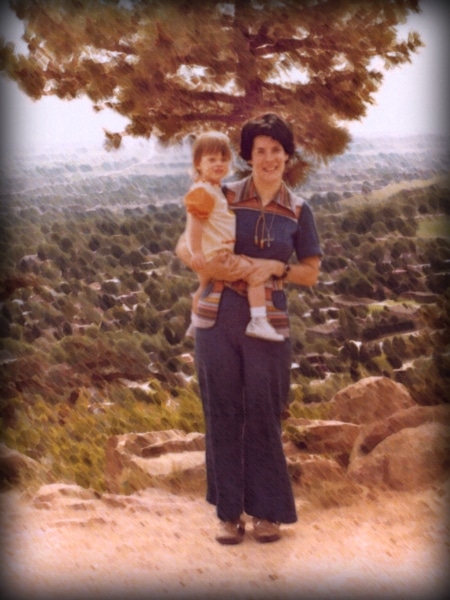 Aunt Patty Lou with Mehgan